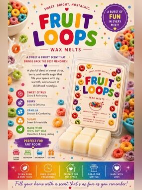 🌈Fruit Loops Wax Melts